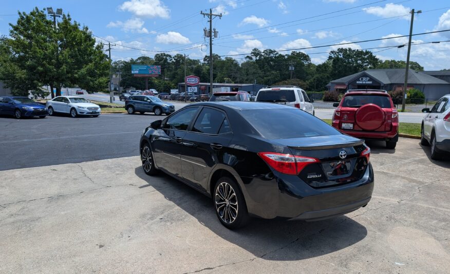 2015 Toyota Corolla 4dr Sdn Auto S