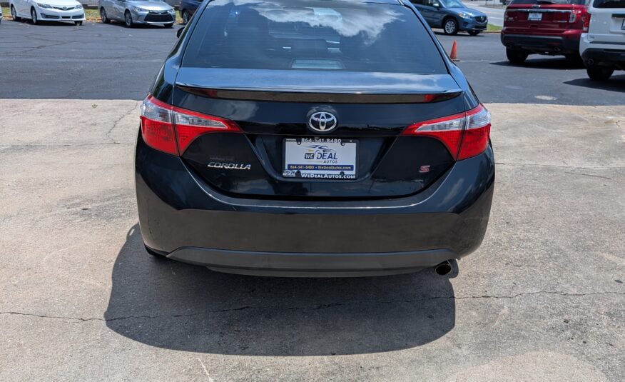 2015 Toyota Corolla 4dr Sdn Auto S