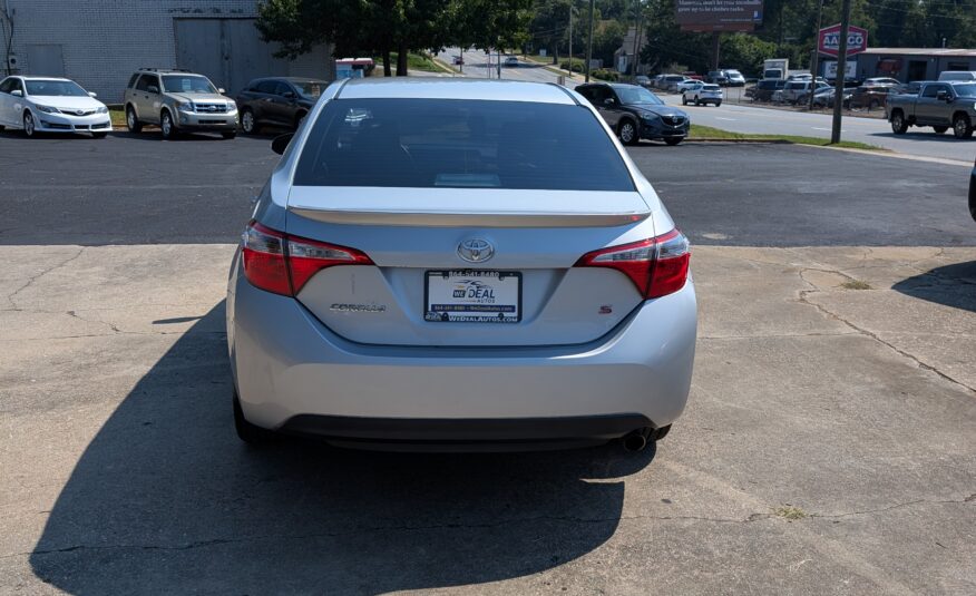 2014 Toyota Corolla 4dr Sdn CVT S