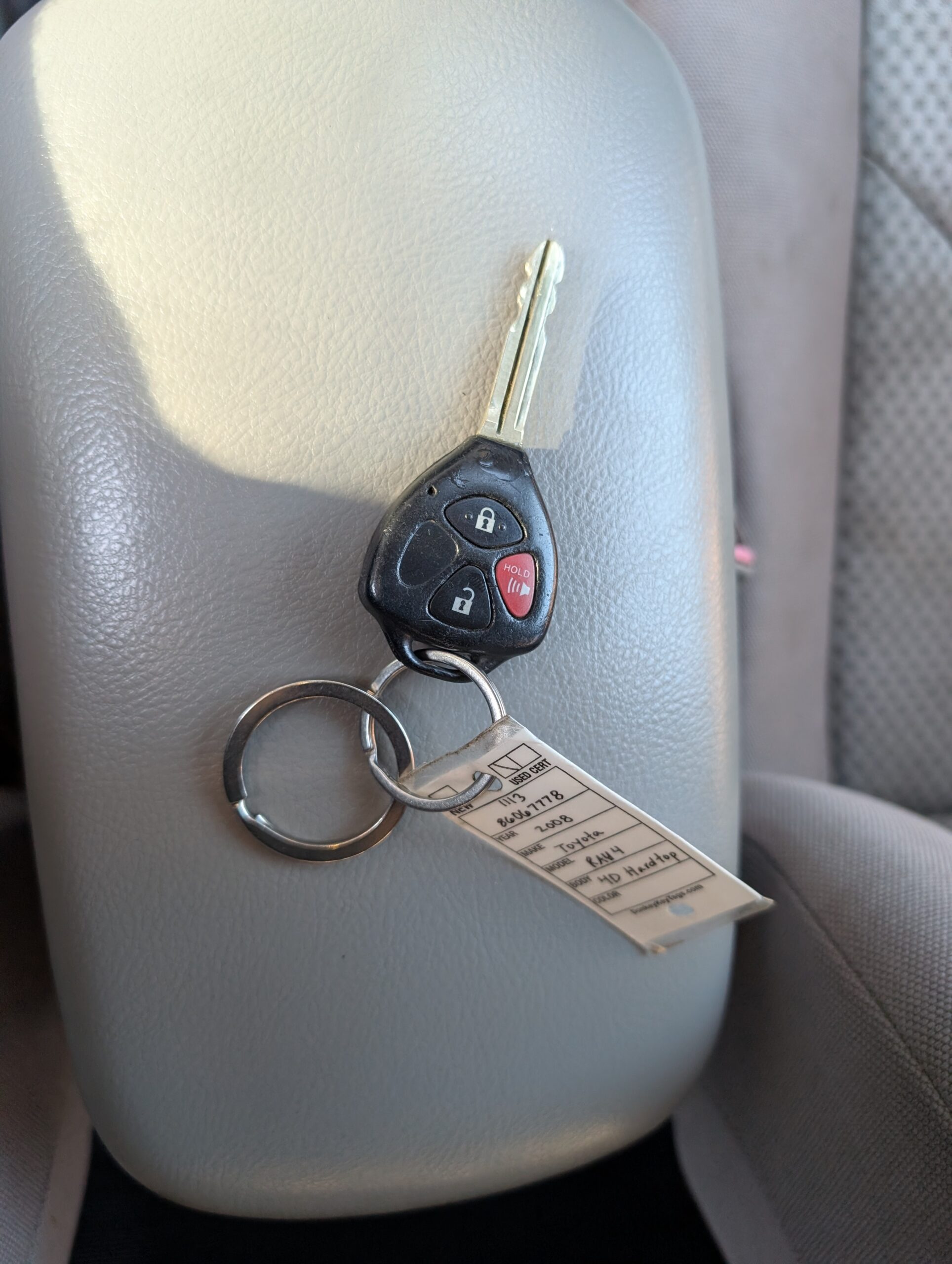 2008 Toyota RAV4 FWD 4dr 4-cyl 4-Spd AT (Natl)